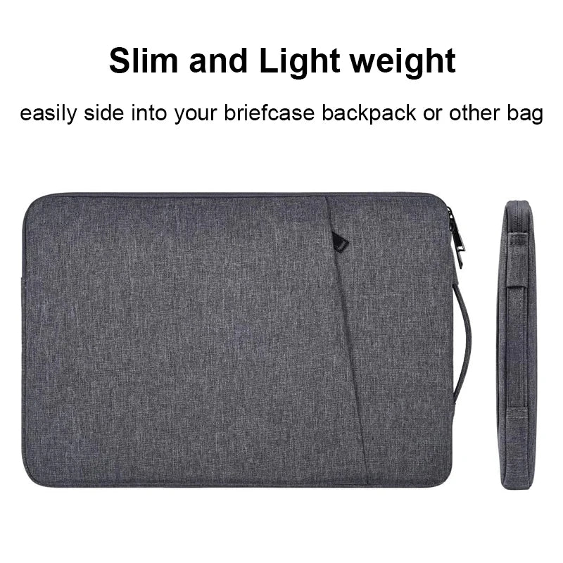 Waterproof Laptop Sleeve Handbag for 13–15.6 Inch Laptops – MacBook, Lenovo, ASUS, Xiaomi