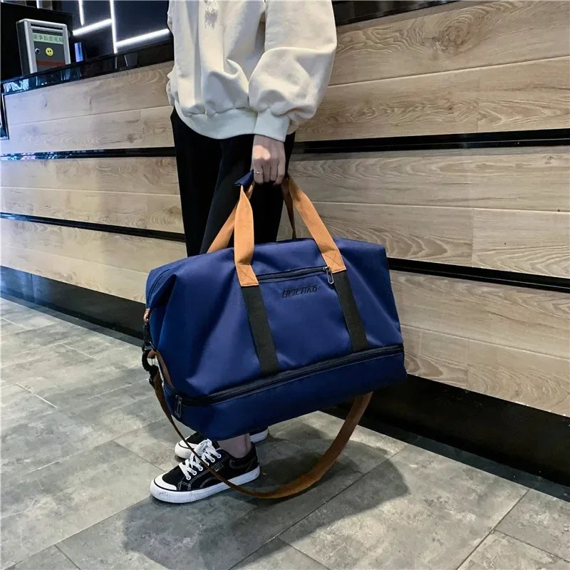 Durable Wet Dry Travel Duffle Bag – Wet Separation Duffel Bag