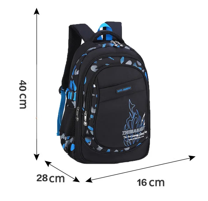 Waterproof School Backpack for Kids 6–12 Years – Lightweight Large Capacity bag