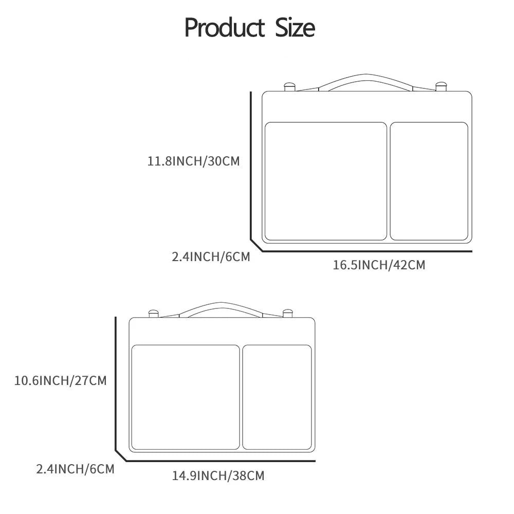 Slim Laptop Briefcase 14–15.6 Inch – Shoulder Bag