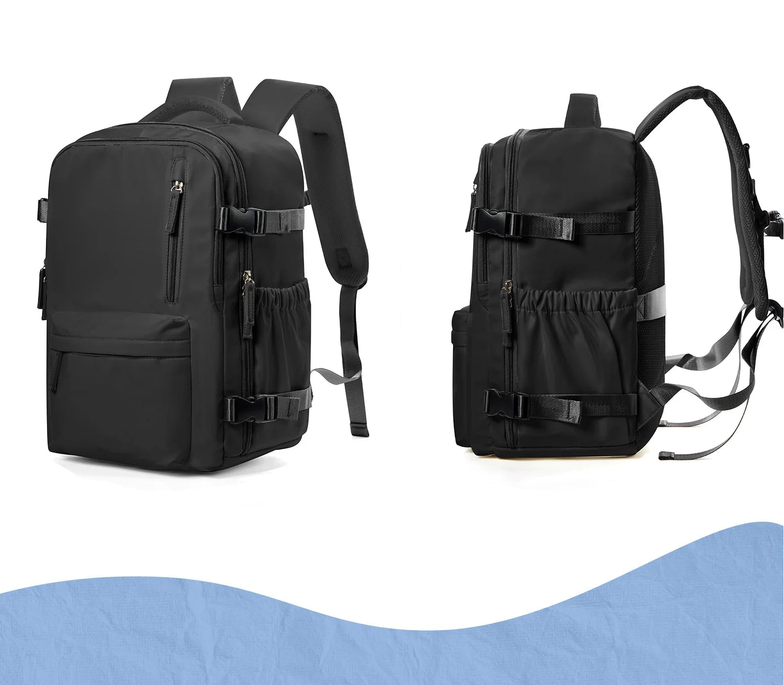 Compact Cabin Backpack – Travel & Laptop Bag