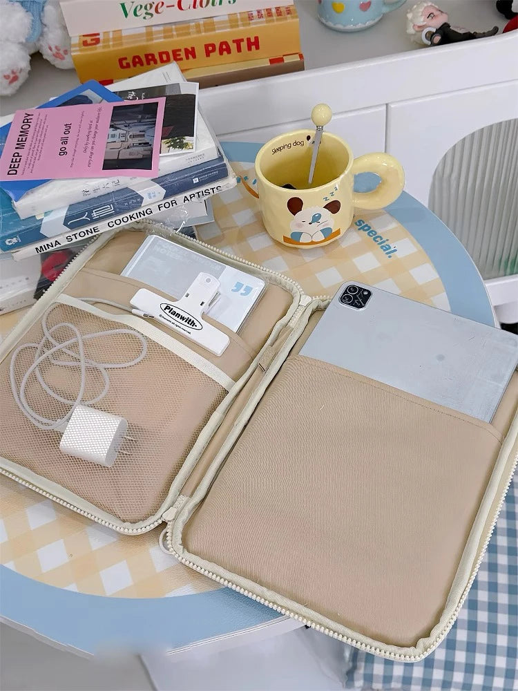 Korean Cute Laptop Sleeve Bag 13.3–14.5 Inch for MacBook Air/Pro