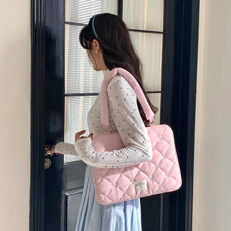 Cute Laptop Shoulder Handbag for 13/14/15/16 Inch