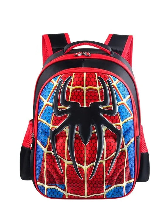Spider King 3D Kids Backpack - Durable and Stylish Design