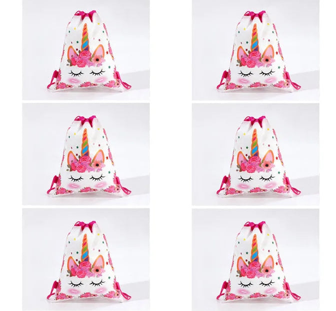 Cute Cartoon Drawstring Pouches