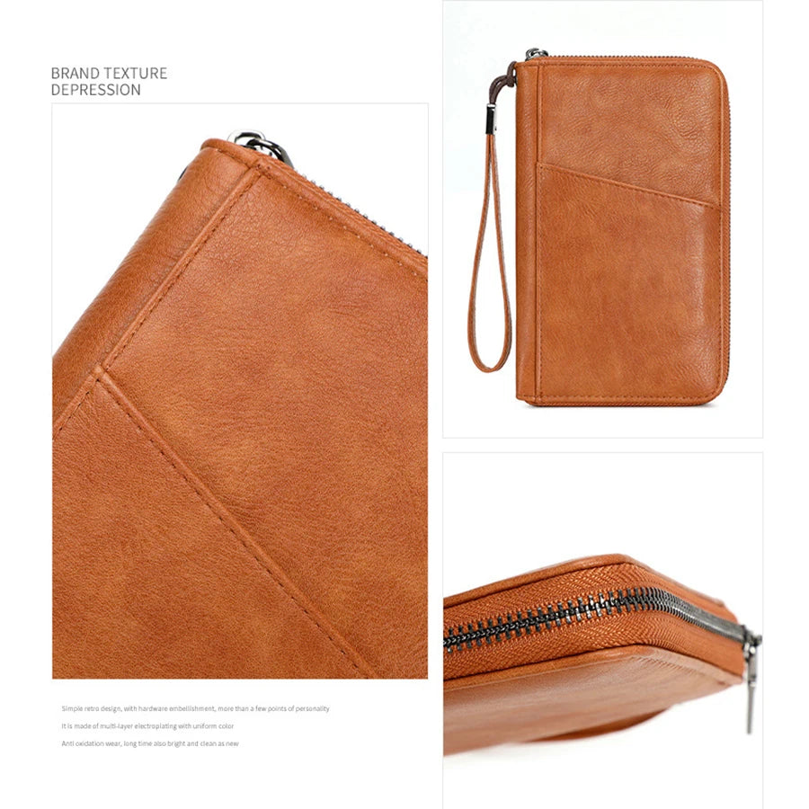 Fashion Passport Holder – RFID Blocking PU Wallet