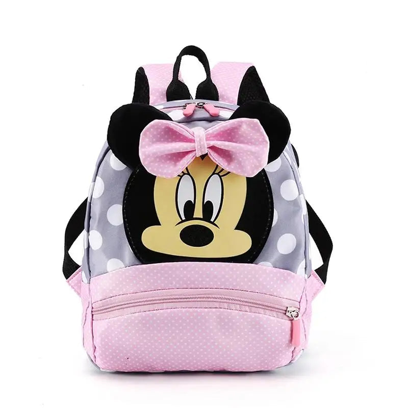 Cute Disney Minnie Kids Backpack – Cartoon Kindergarten School Bag