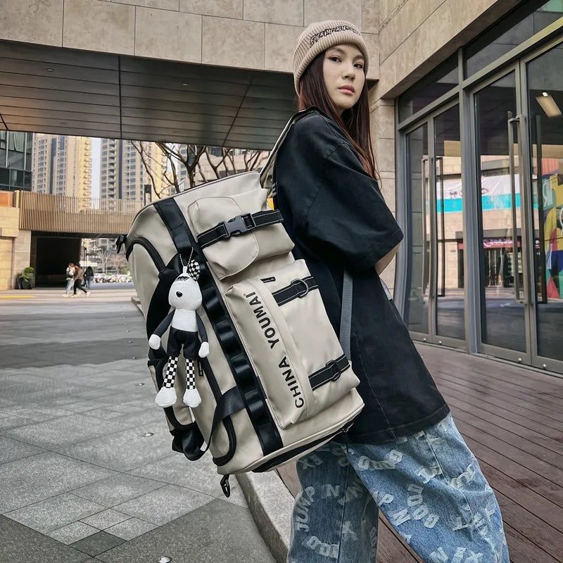 Spacious Travel Duffle Bag-Casual Waterproof Bag
