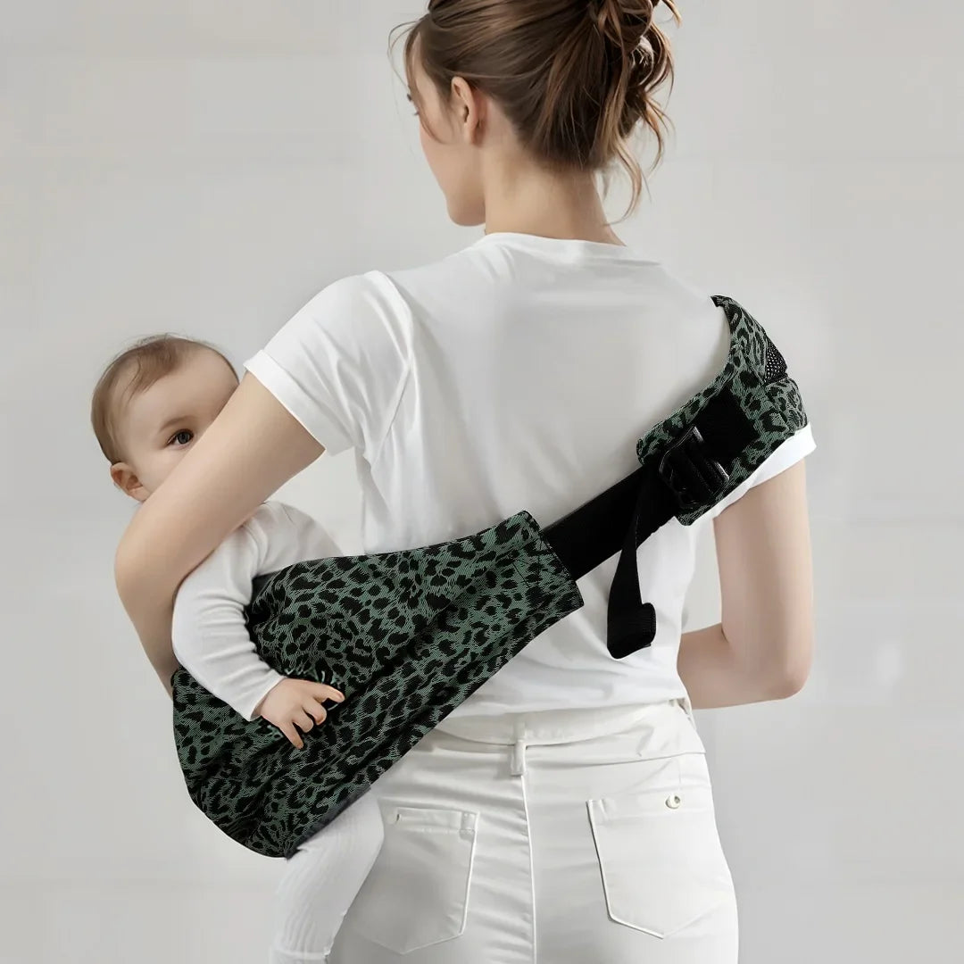 Portable Baby Sling & Carrier Wrap- Newborn & Toddler Backpack Shoulder Bag