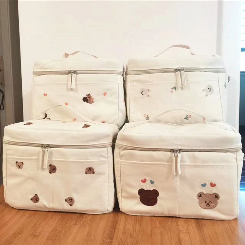 Portable Baby Feeding Bottle Bag – Insulated Nappy & Diaper Organizer