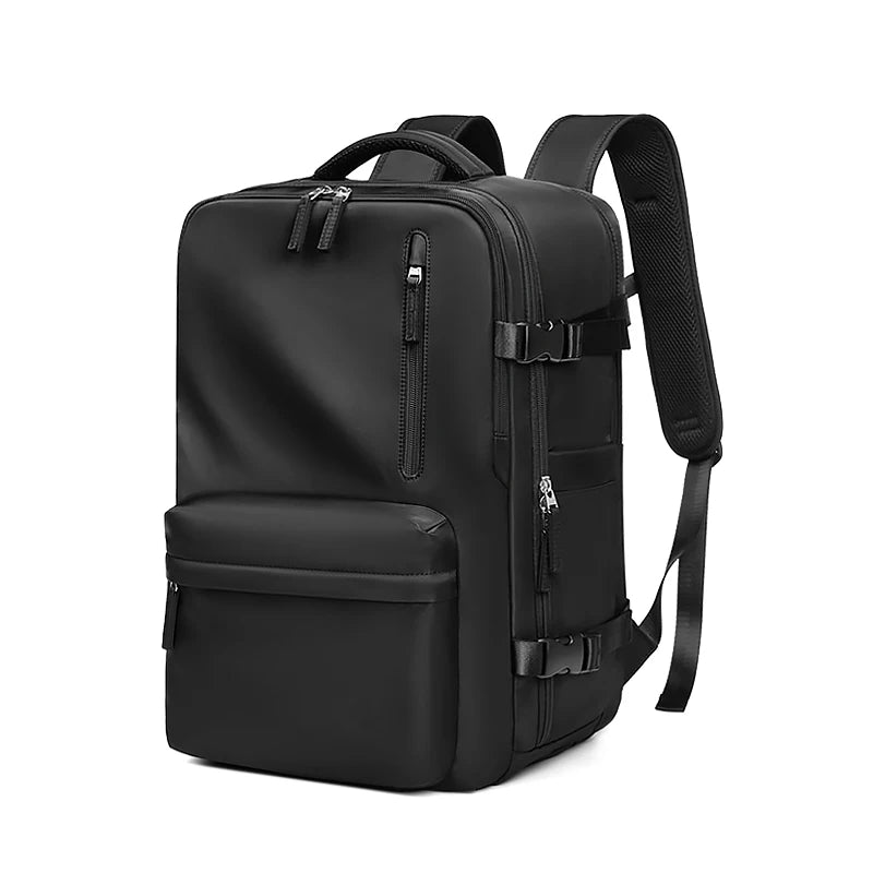 Stylish Travel Backpack – 16-Inch Laptop Bag with USB Charging and Shoe Storage