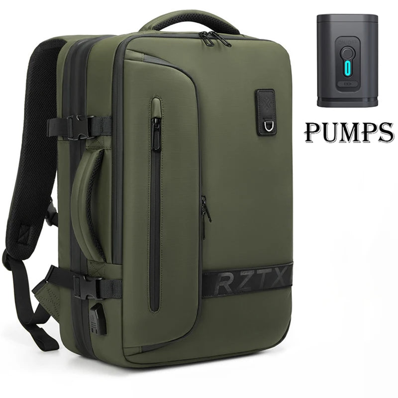 Large Capacity Travel Laptop Backpack – Expanded, Vacuum Compression, USB Charging