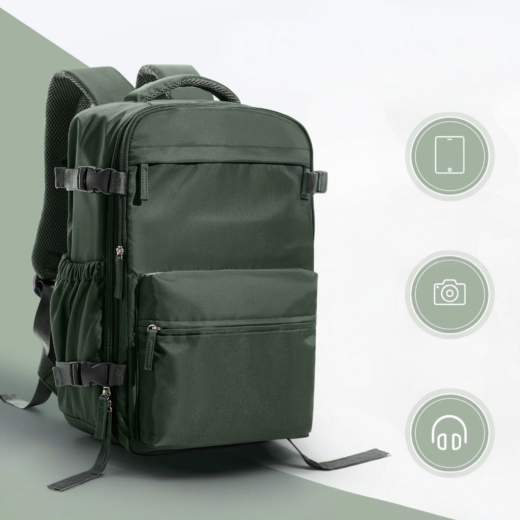 Ryanair 40x20x25 Cabin Backpack – Vacuum Compression Travel Laptop Backpack