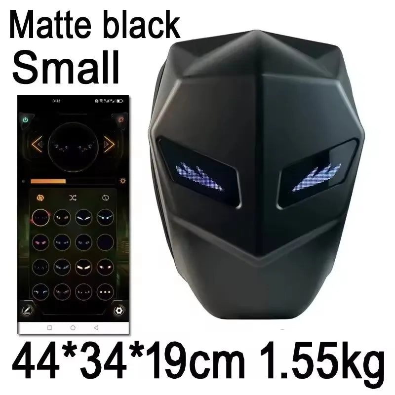 Waterproof Helmet Backpack – Hard Shell LED Motorcycle Bag