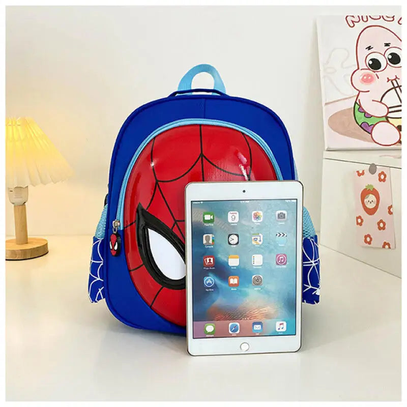 Marvel Spider-Man 3D Backpack for Kids - Superhero Cartoon School Bag