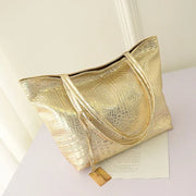 Casual Large Capacity Shoulder Bag – Elegant PU Leather Handbag