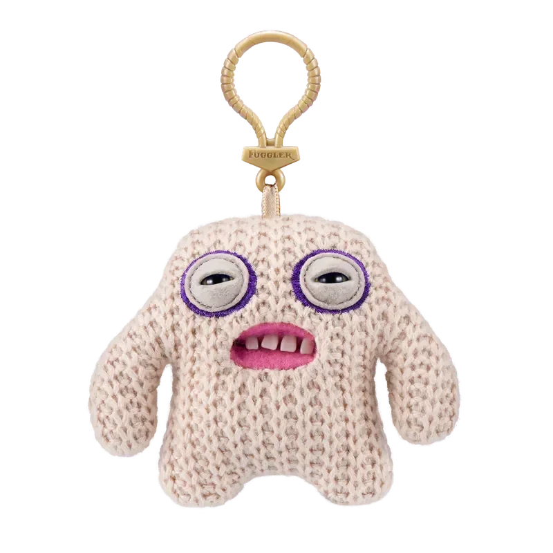 Fuggler Monster Plush Keychain – Cute Ugly Stuffed Pendant