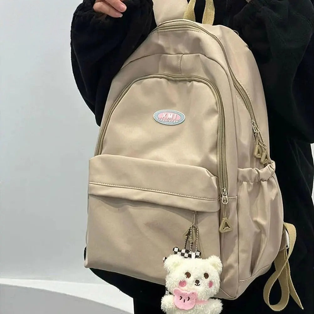 Nylon Backpack – Large Capacity Travel & School Bag