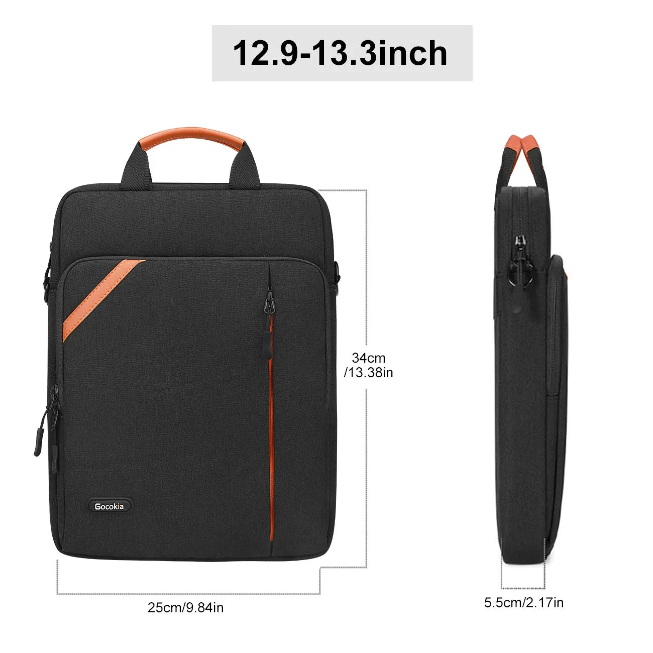 Durable 13–14 Inch Notebook Sleeve & Shoulder Bag