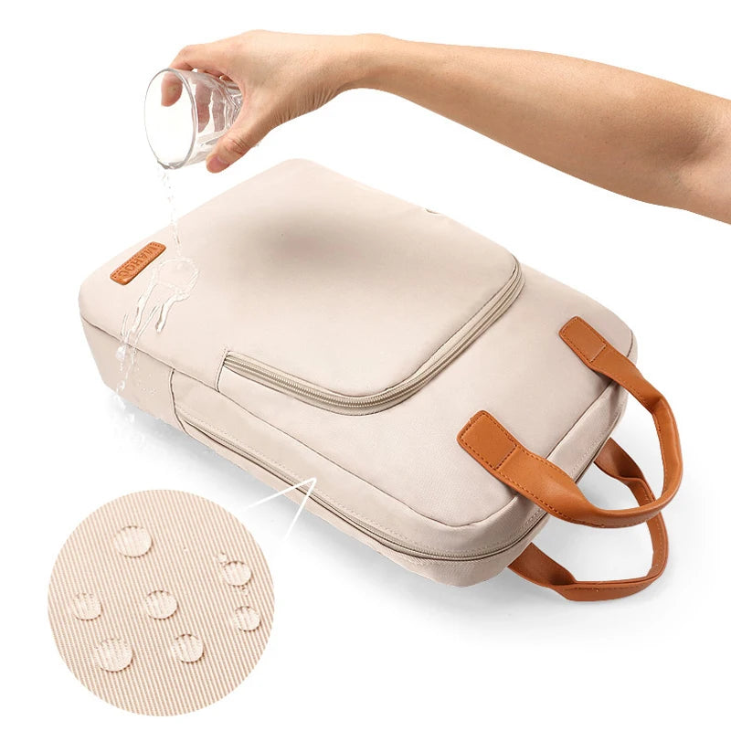 Shockproof Laptop Shoulder Bag for MacBook & Lenovo 13–15.6 Inch