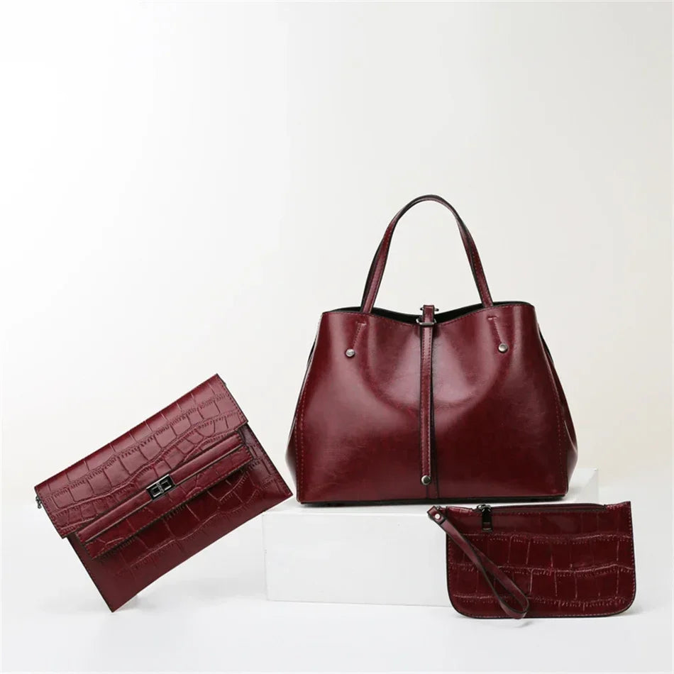 Patent Leather Handbag – Trendy Crossbody & Shoulder Tote