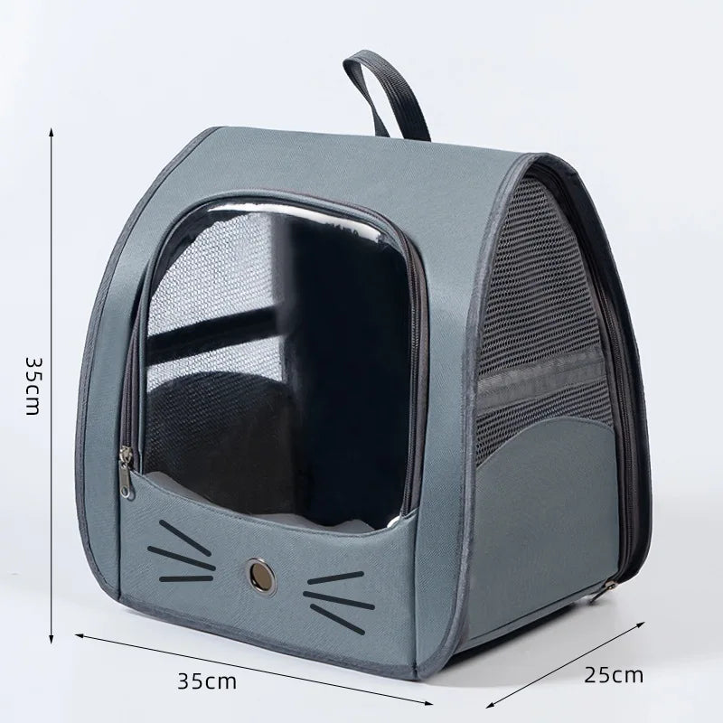 Portable Pet Cat Backpack – Comfortable, Breathable, Waterproof & Pressure-Resistant Travel Bag