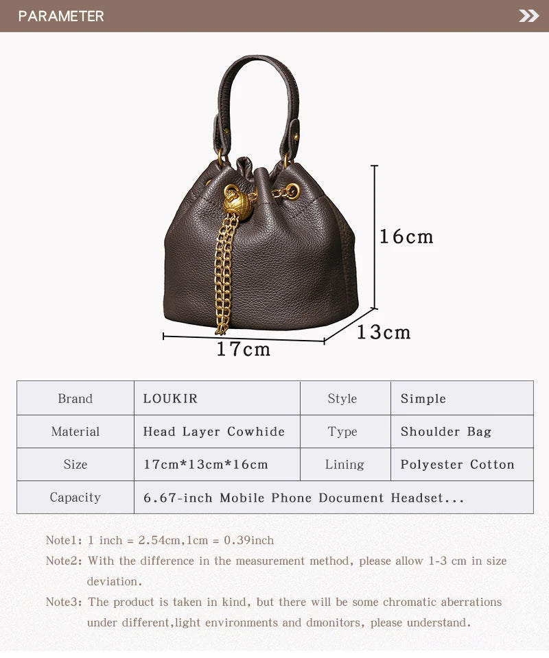 Genuine Leather Shoulder Bag