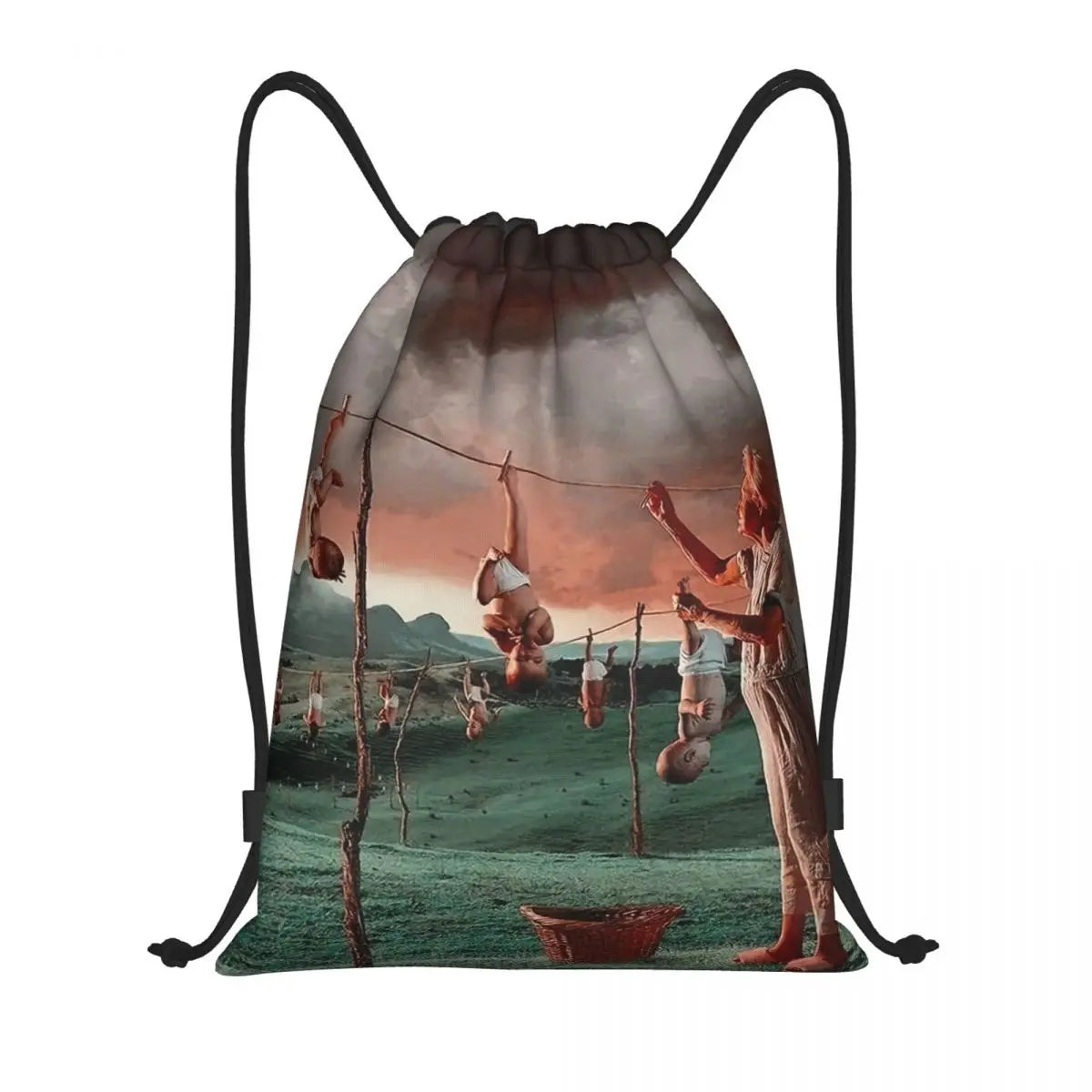 Rock Band Drawstring Bag