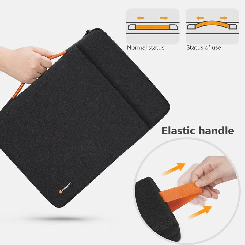 Slim Waterproof Notebook Bag for Work & Travel – 13.3–15 Inch