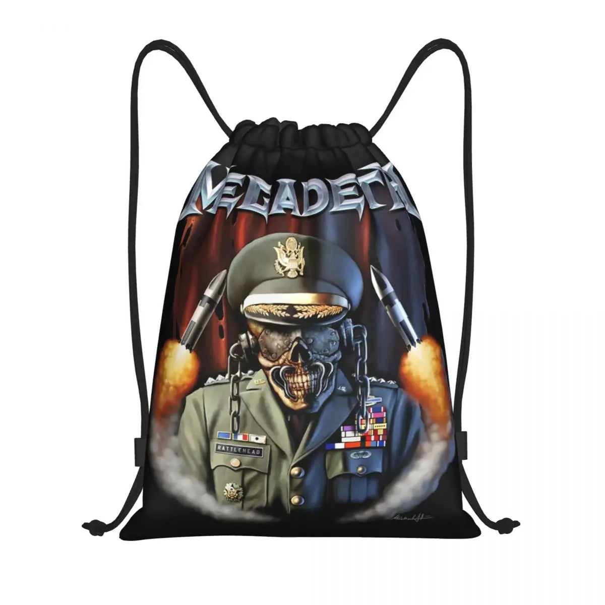 Rock Band Drawstring Bag