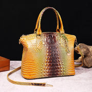 Fashion Colorful Alligator Style Handbag – Retro Crocodile Pattern PU Leather