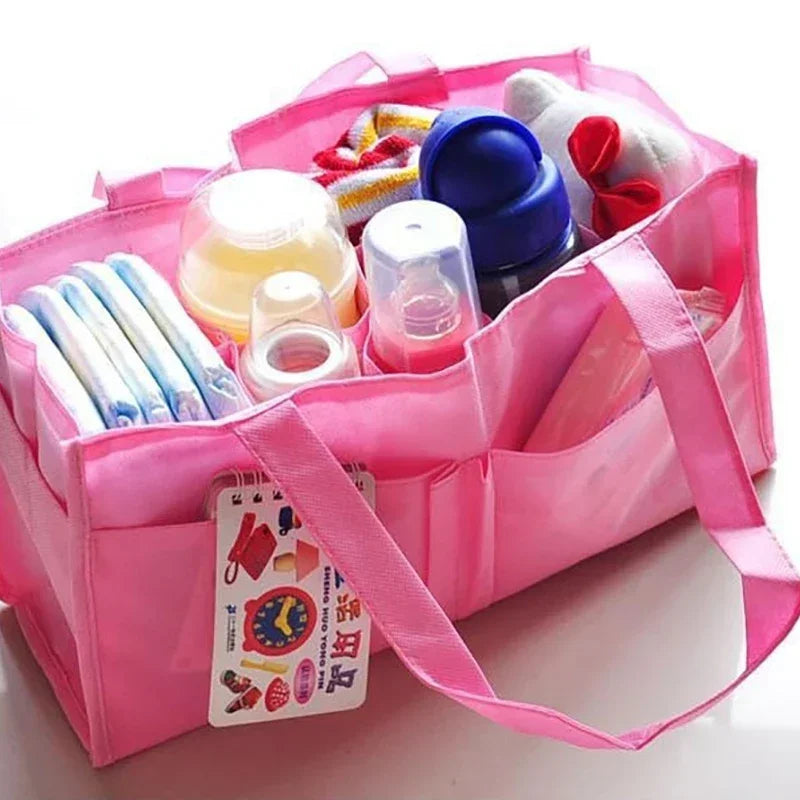 Portable Baby Care Bag – Durable and Spacious Mommy Handbag