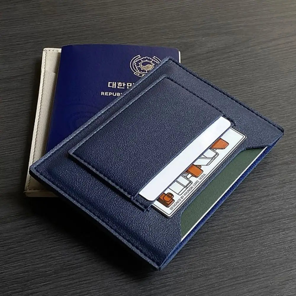 Lightweight Passport Holder – Multicolor PU Leather
