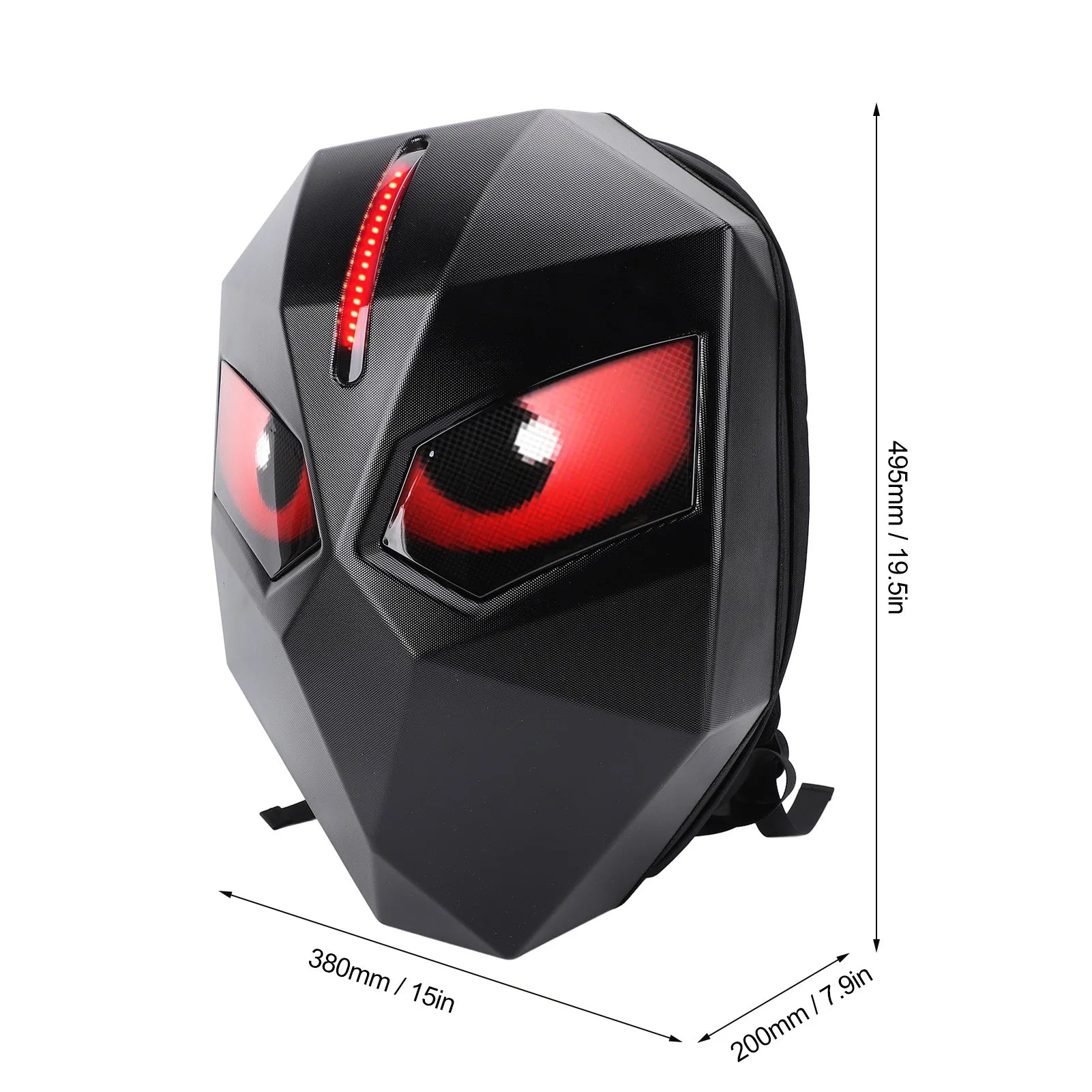 Multifunctional LED Backpack – Hard Shell Waterproof Commuter Bag