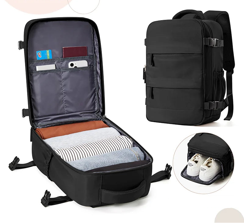 Water-resistant 40x20x25 Cabin Backpack