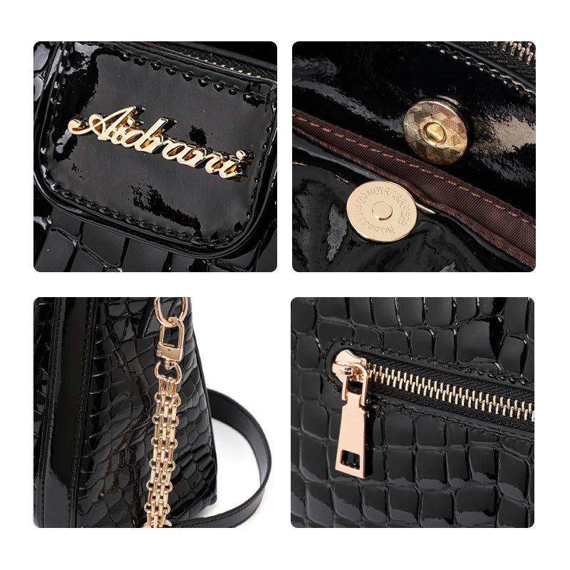 Fashionable High-End PU Leather Large Capacity Bag