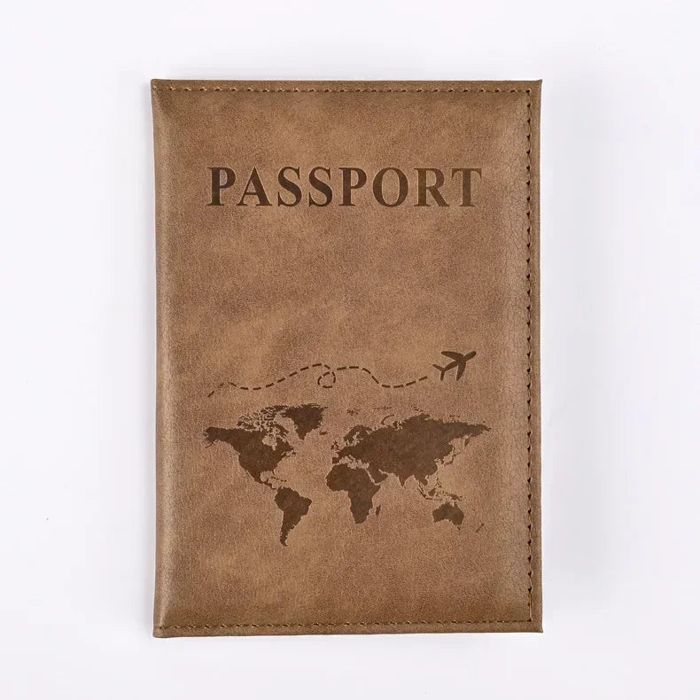 Vintage Marble Passport Holder