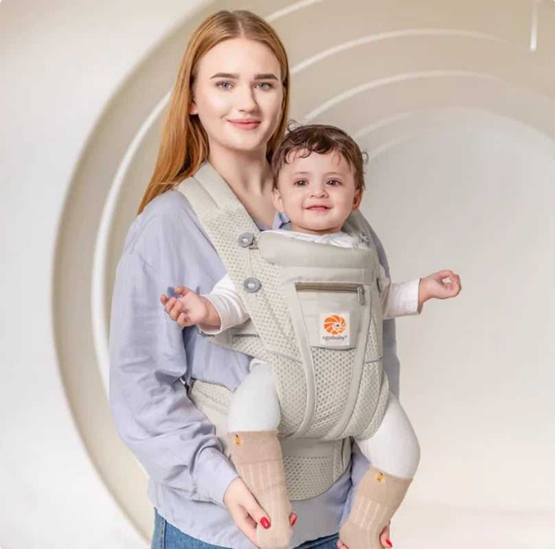 Baby Carrier with Hip Seat- Multifunctional Newborn to Toddler Carrier