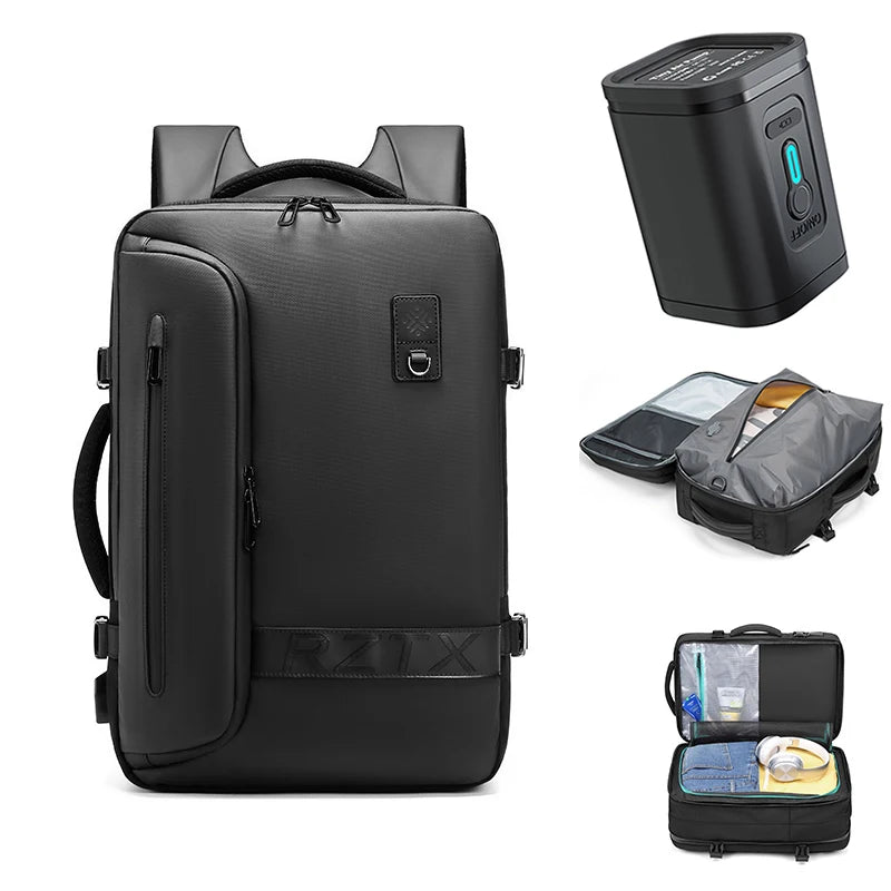 Large Capacity Travel Laptop Backpack – Expanded, Vacuum Compression, USB Charging