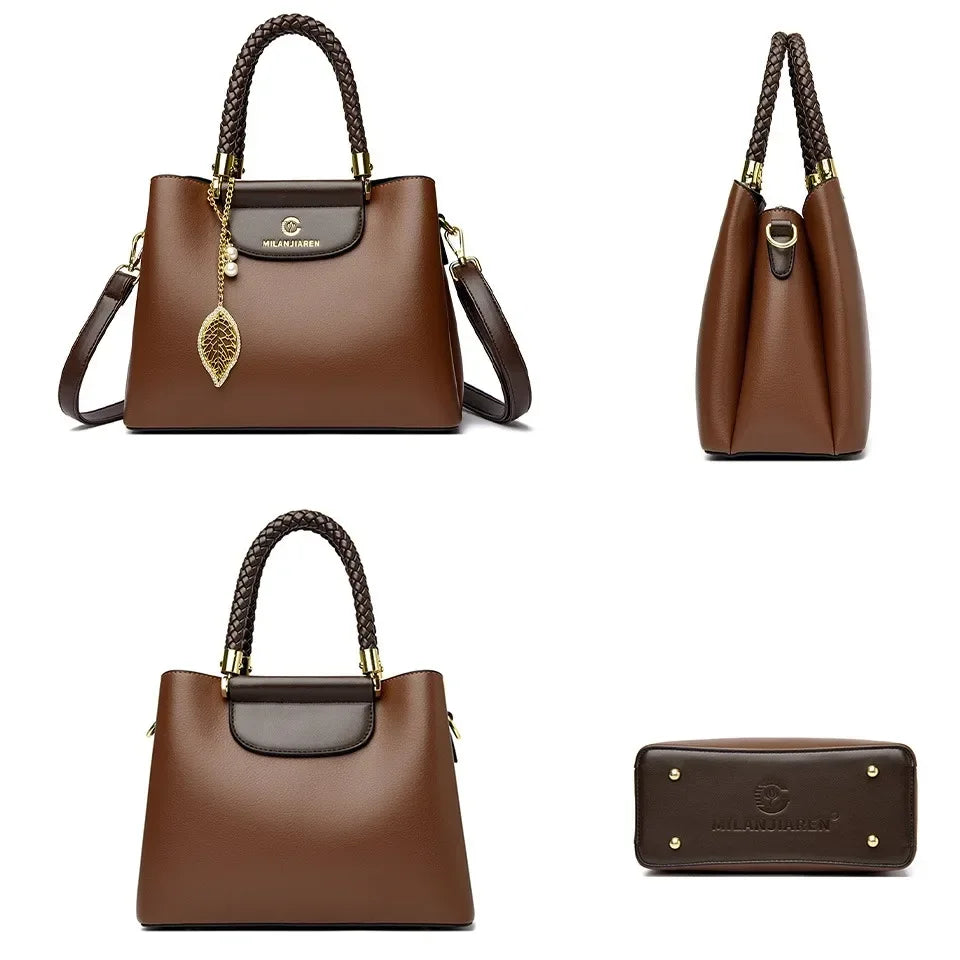 Vintage Soft PU Leather HandBag