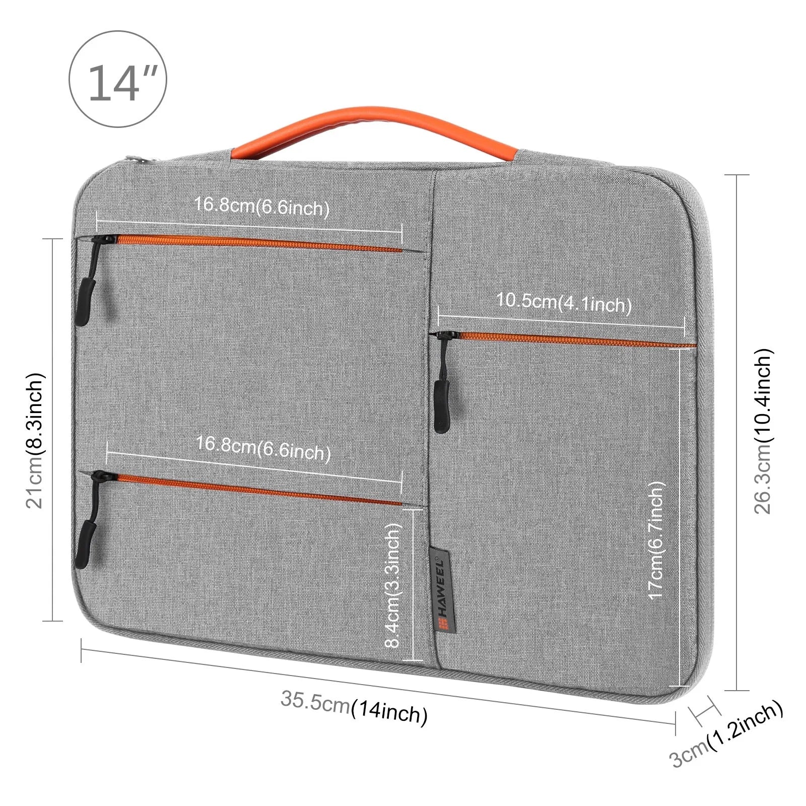 Durable Laptop Bag Sleeve – Handbag Briefcase for 13–15 Inch Laptops