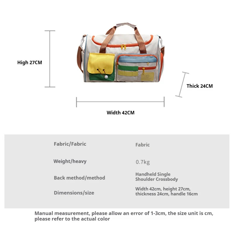 Large Capacity Travel Duffel Bag – Gym, Yoga & Weekend Getaway Sports Bag