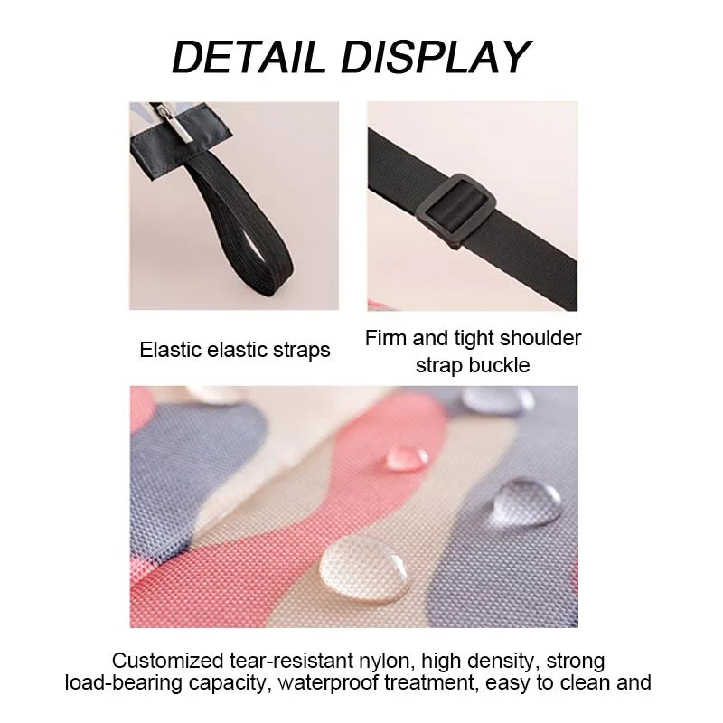 Foldable Reusable Shopping Bag – Eco-Friendly Portable Cloth Shopper for Daily Use