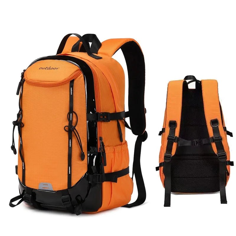 Durable 35L Outdoor Travel Backpack – Lightweight Hiking & Cabin Backpack