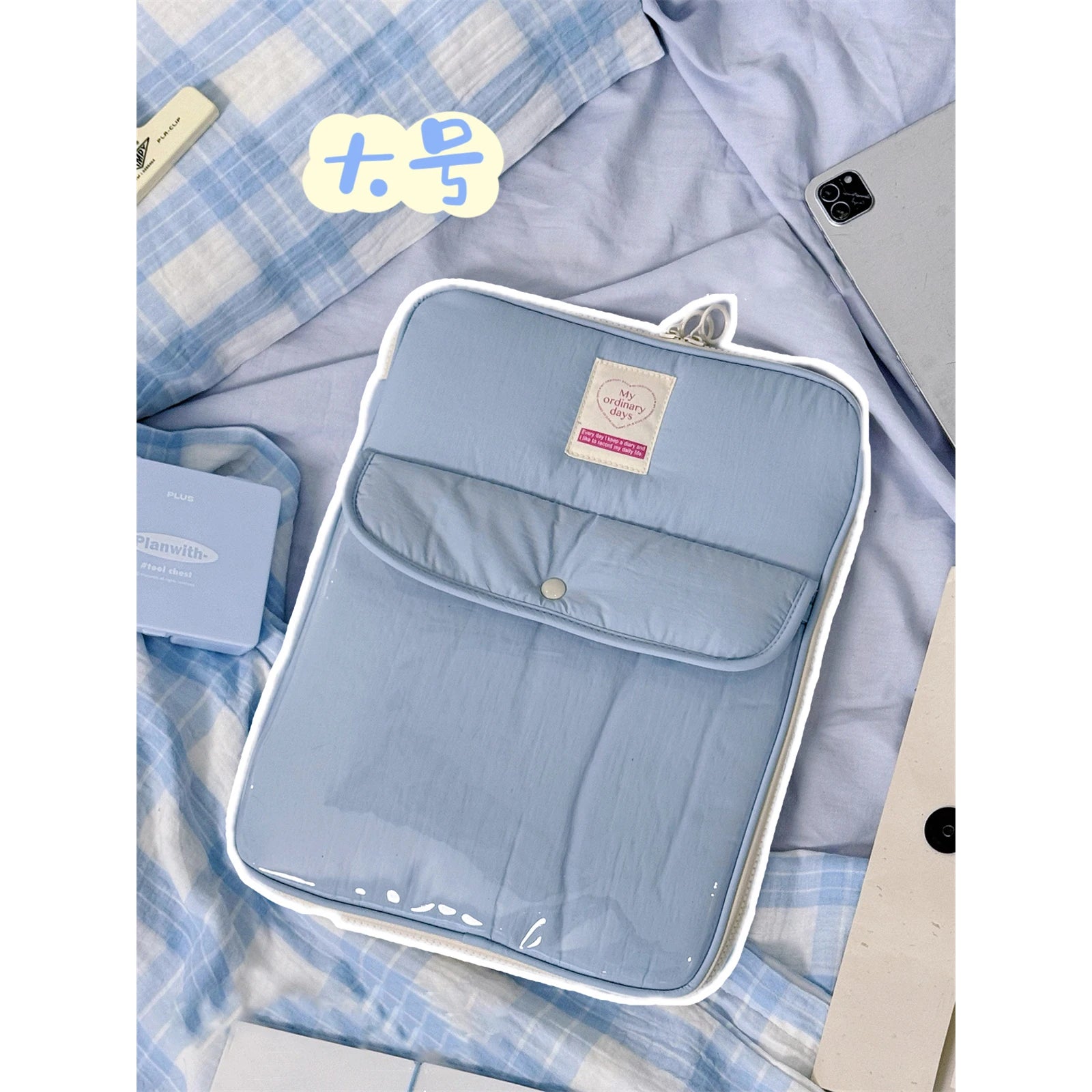 Korean Cute Laptop Sleeve Bag 13.3–14.5 Inch for MacBook Air/Pro