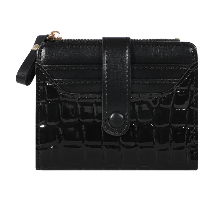 Croco Pattern PU Leather Wallet