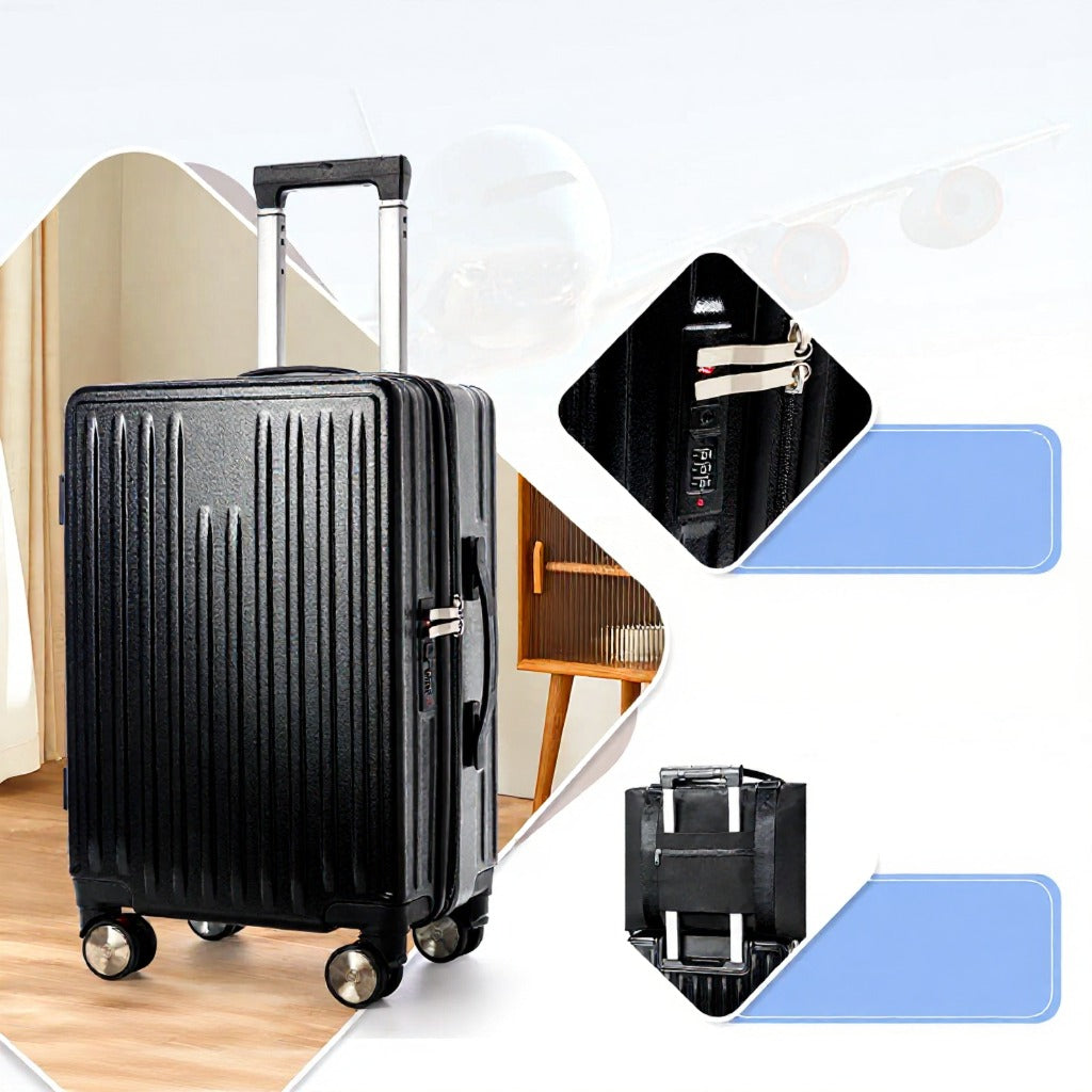 Vacuum Compression Cabin Luggage – Space-Saving Suitcase for Travel