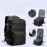 Smart Compression Travel Backpack – Fits 15.6" Laptop, 40x20x25 Travel Size