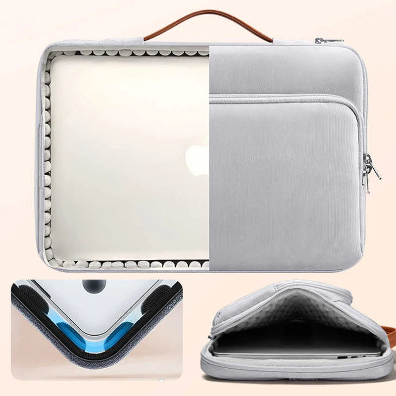 Shockproof Crossbody Laptop Bag – Adjustable Strap & Handle for MacBook Air 13