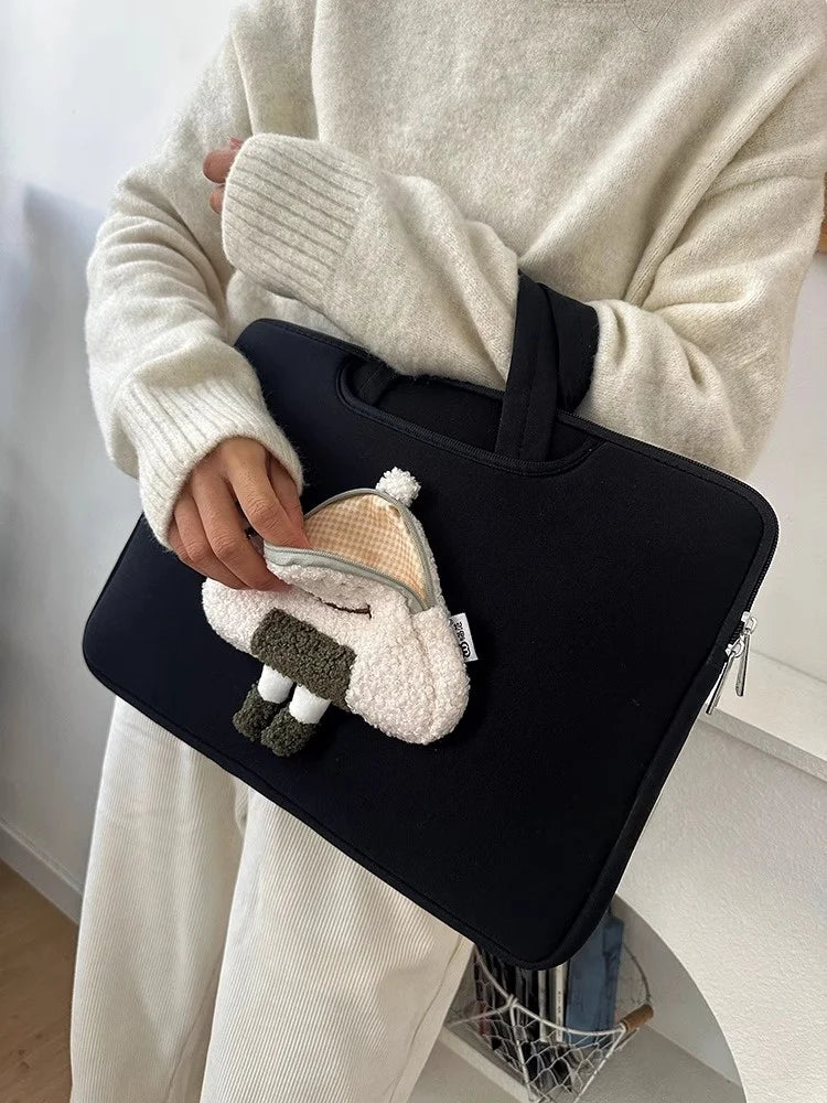 Cute Shockproof Laptop Sleeve for MacBook Air/Pro 13–16 Inch & iPad Pro 11–12.9 Inch
